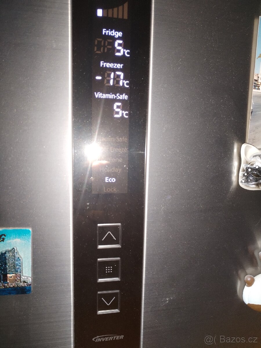 Lednice s mrazákem Panasonic