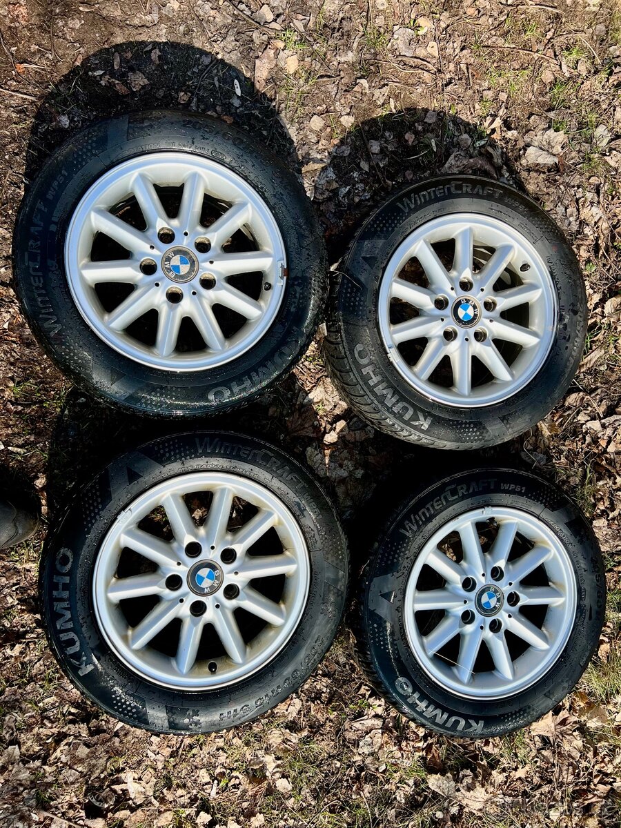 Zimni kola BMW 5x120 e36 205/60 R15, IS47