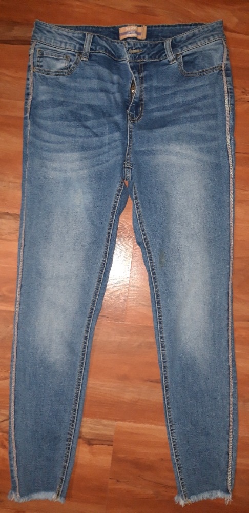 Dívčí skinny džíny/jeans, vel. 40, ale spíše vel. 164