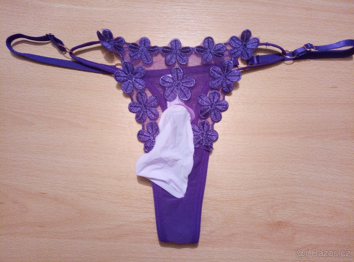 Pánské fialkové tanga