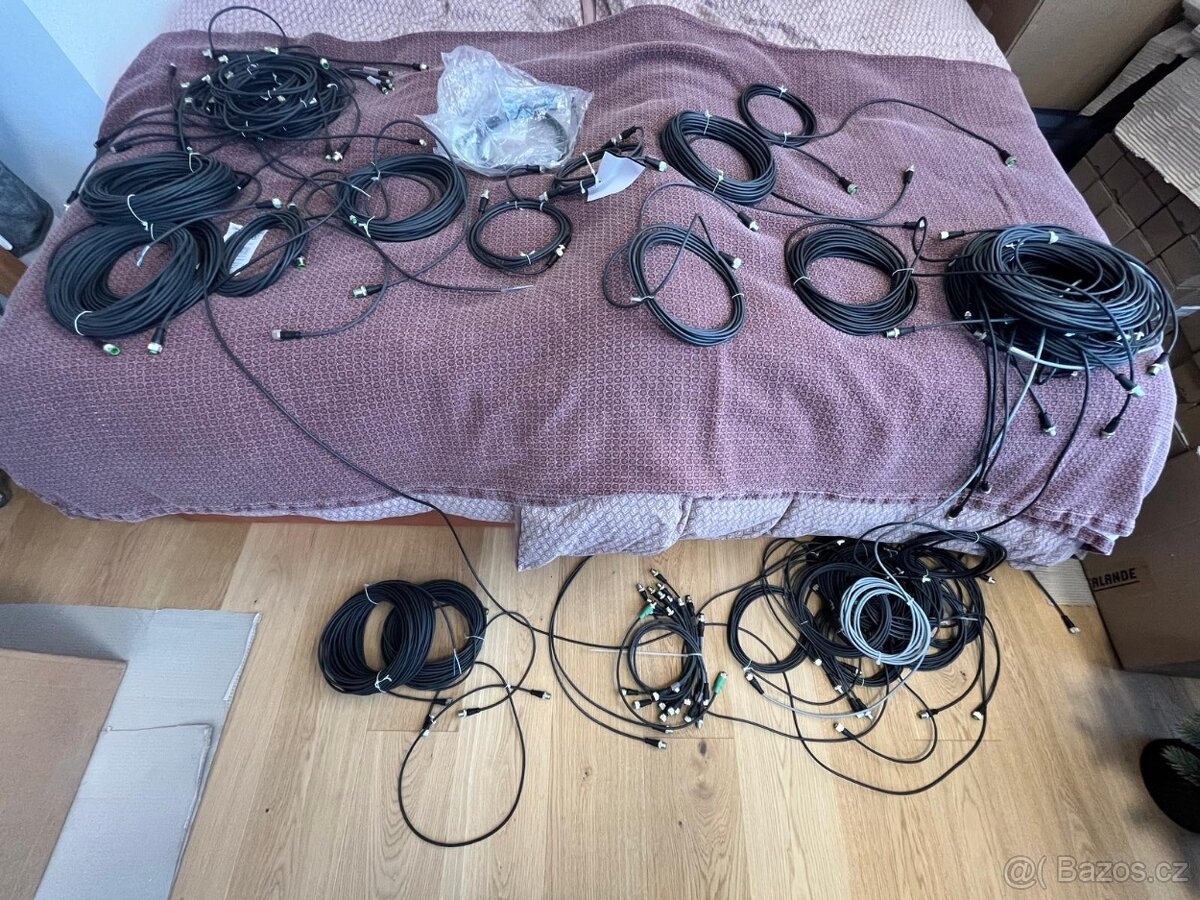 M12-M12 4P kabely mix