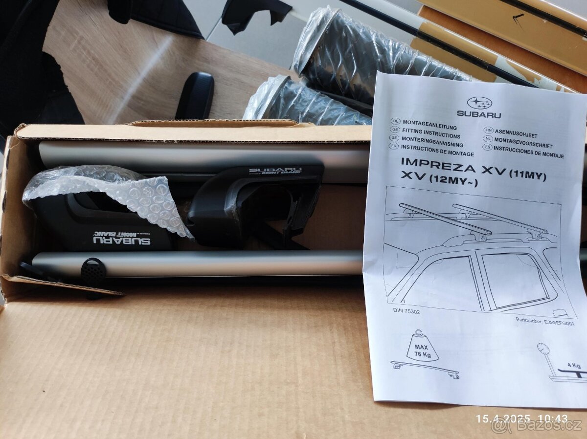 Prodám příčníky Subaru