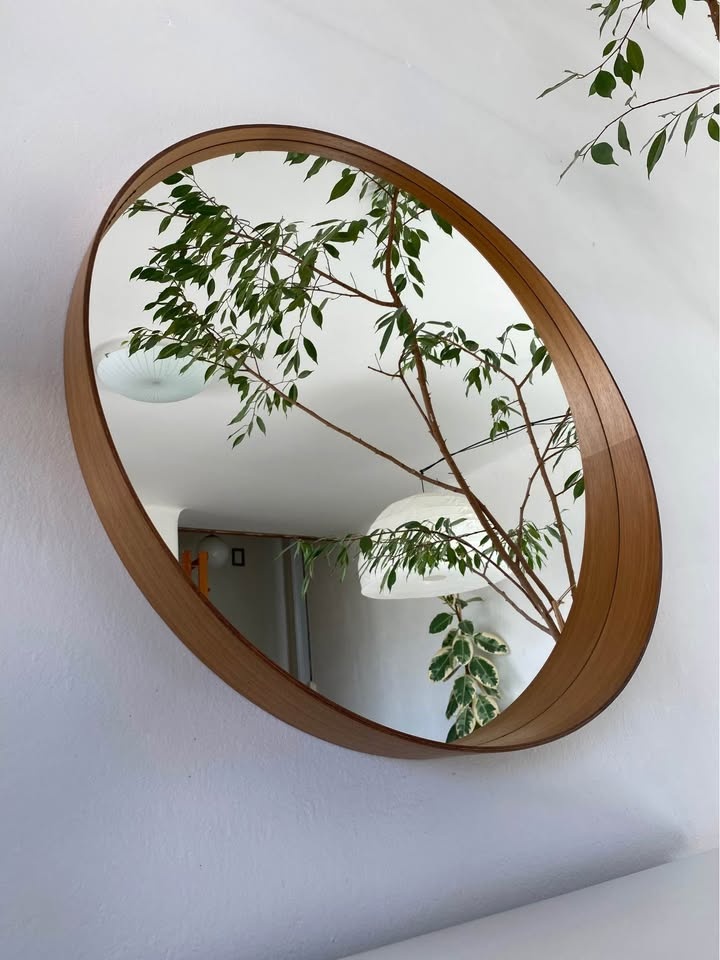 NOVÉ Velké zrcadlo IKEA STOCKHOLM - ořech 80cm