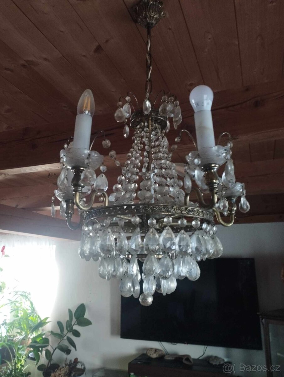 Prodám starožitné lustry