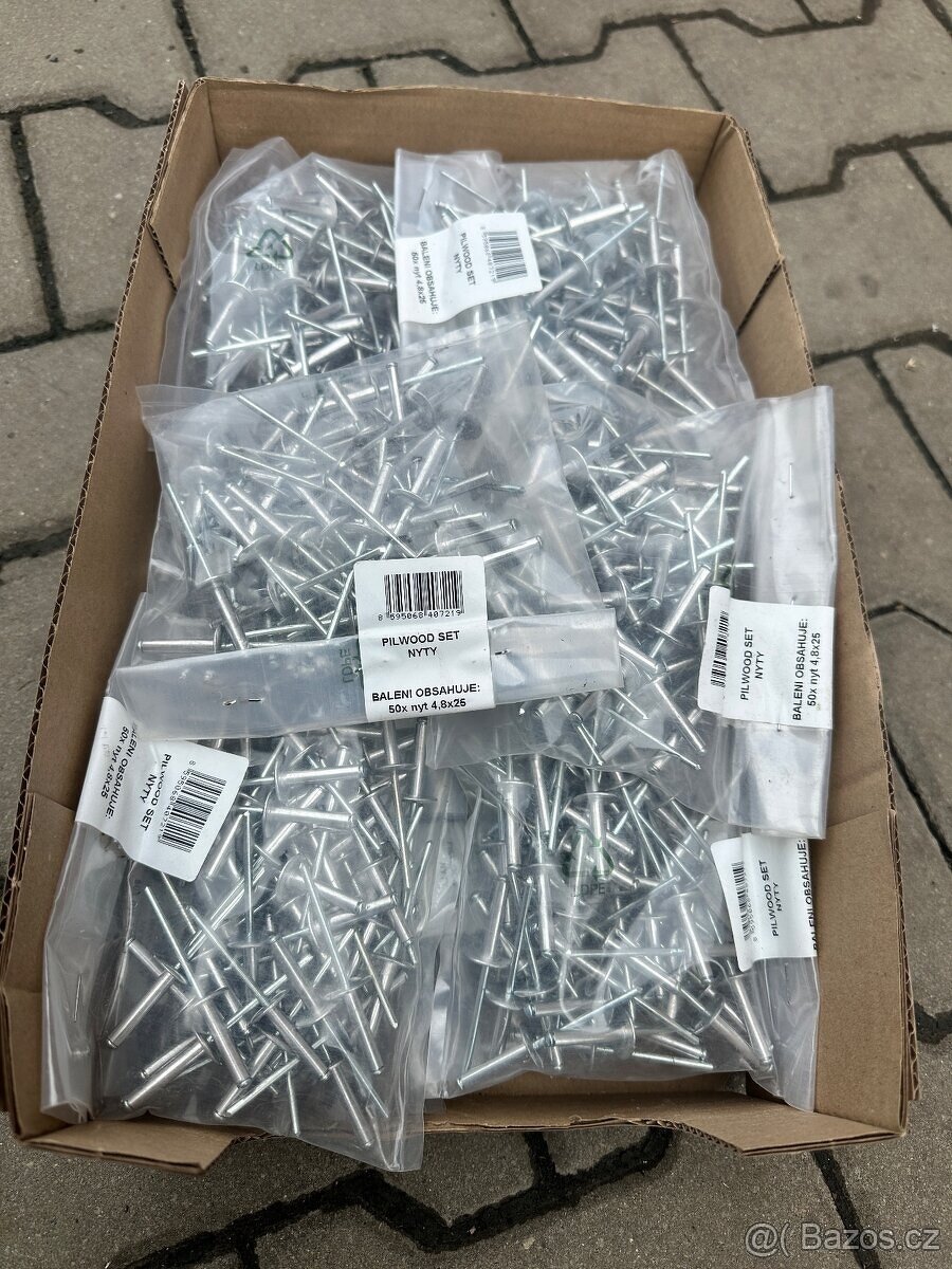 Trhací nýty 4,8x25 800ks