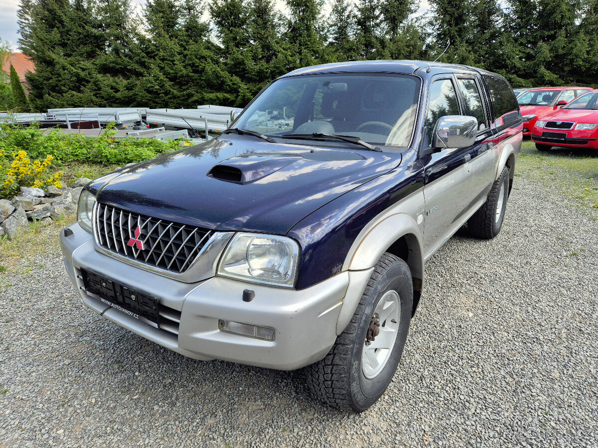 Mitsubishi L200 2.5 TD, 1.MAJITEL, NOVÁ STK, TAŽNÉ