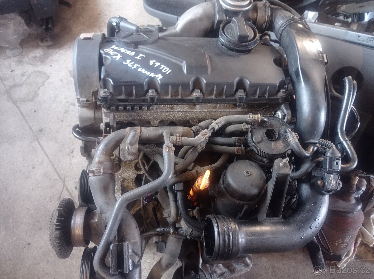 Motor Škoda Superb I 1.9TDI 96kW AWX