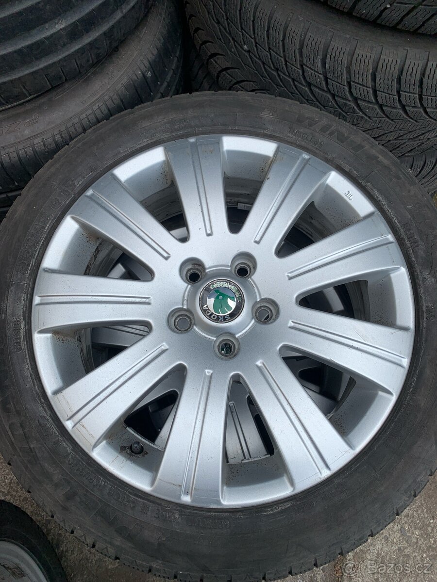 Prodám alu kola R17 Škoda