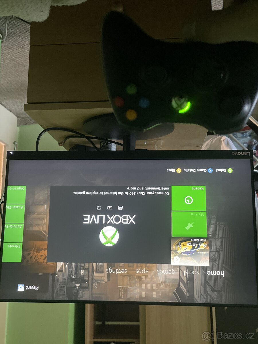 xbox 360 +herni monitor 27"
