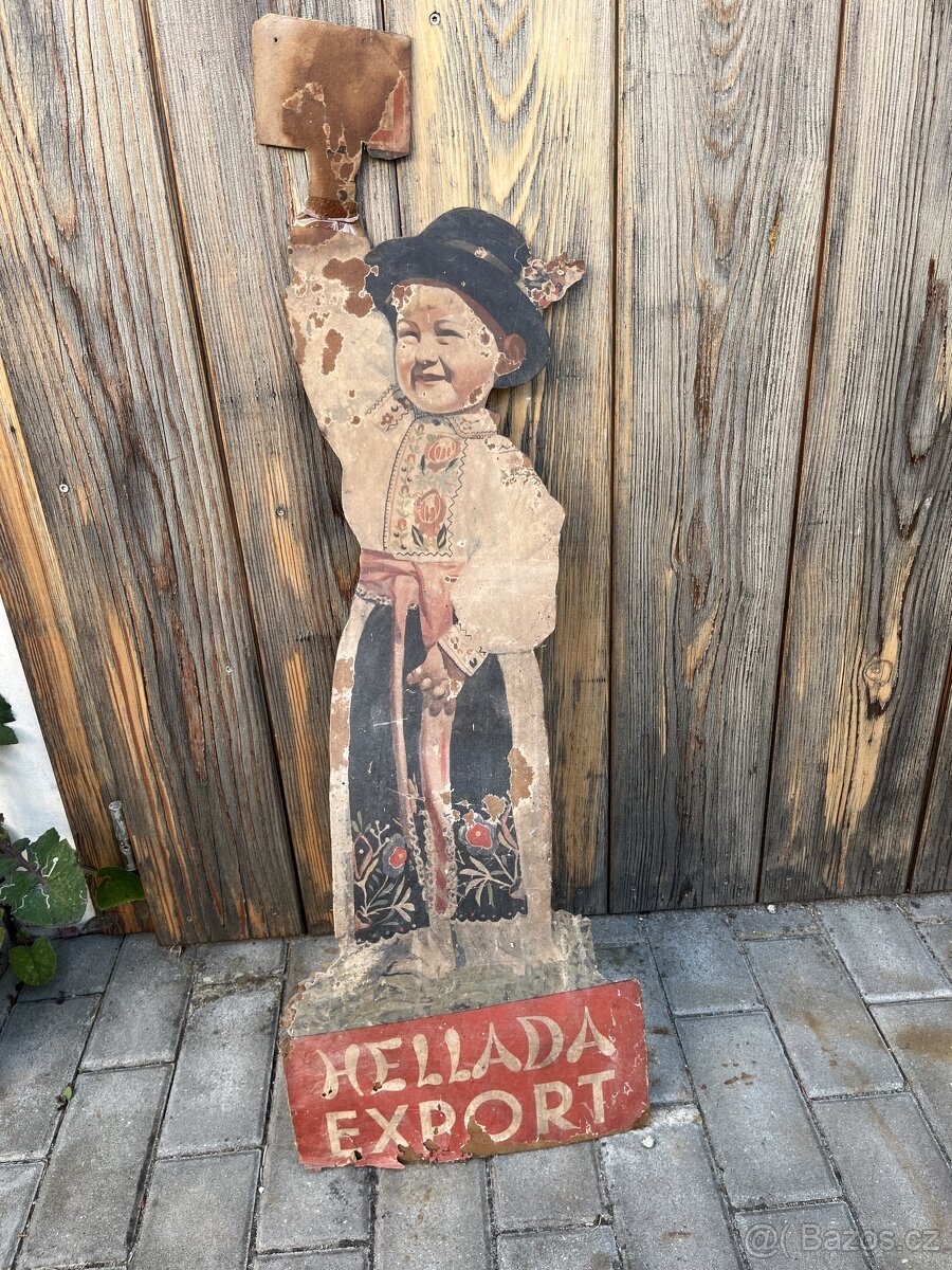 Stará papírová reklama , Hellada