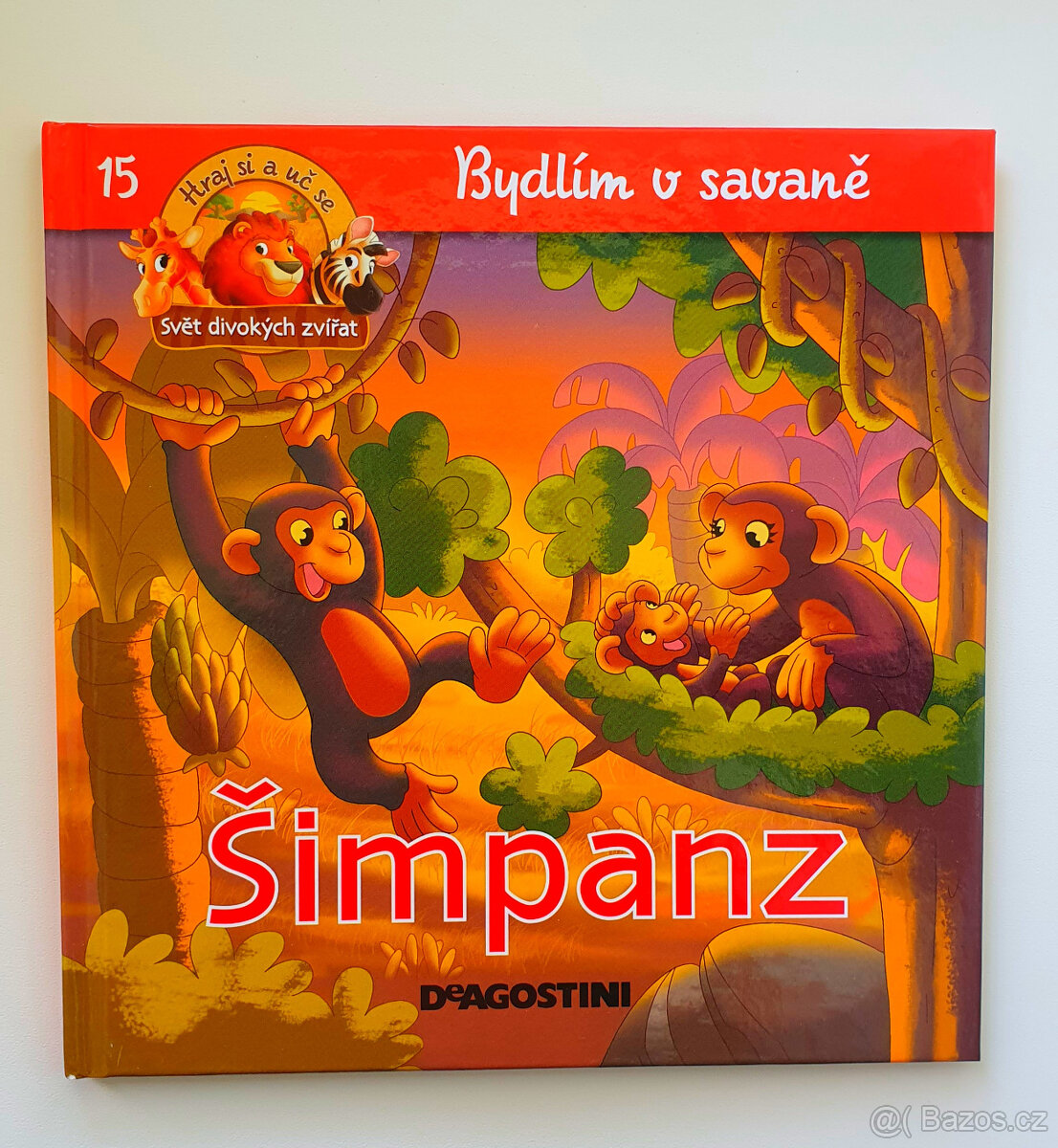 Bydlím na savaně.Šimpanz.