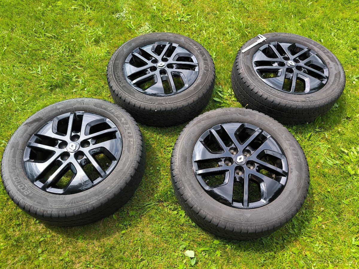 ALU kola Renault, pneu Dunlop