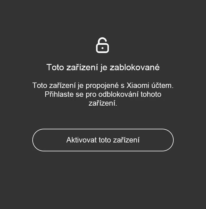 Odblokace Xiaomi účtu - Jakýkoliv model, jakýkoliv systém