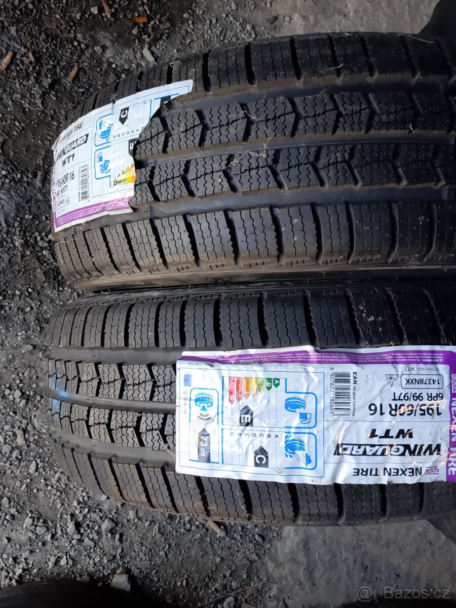 195/60/16c 99/97t Nexen - zimní pneu 2ks dodávkové