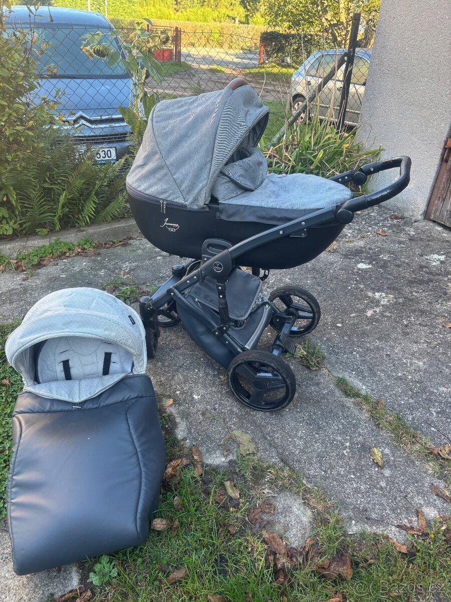Hluboký kočárek Junama+sportovní verze zdarma