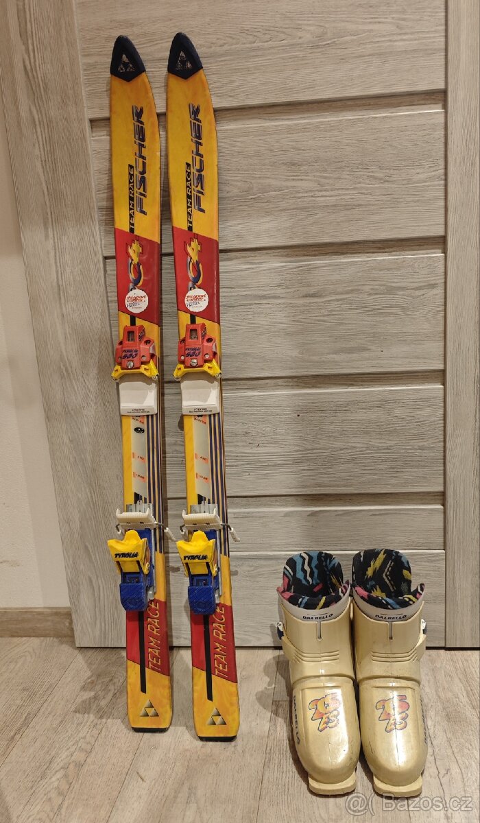 Lyžařský set starší lyže 110cm