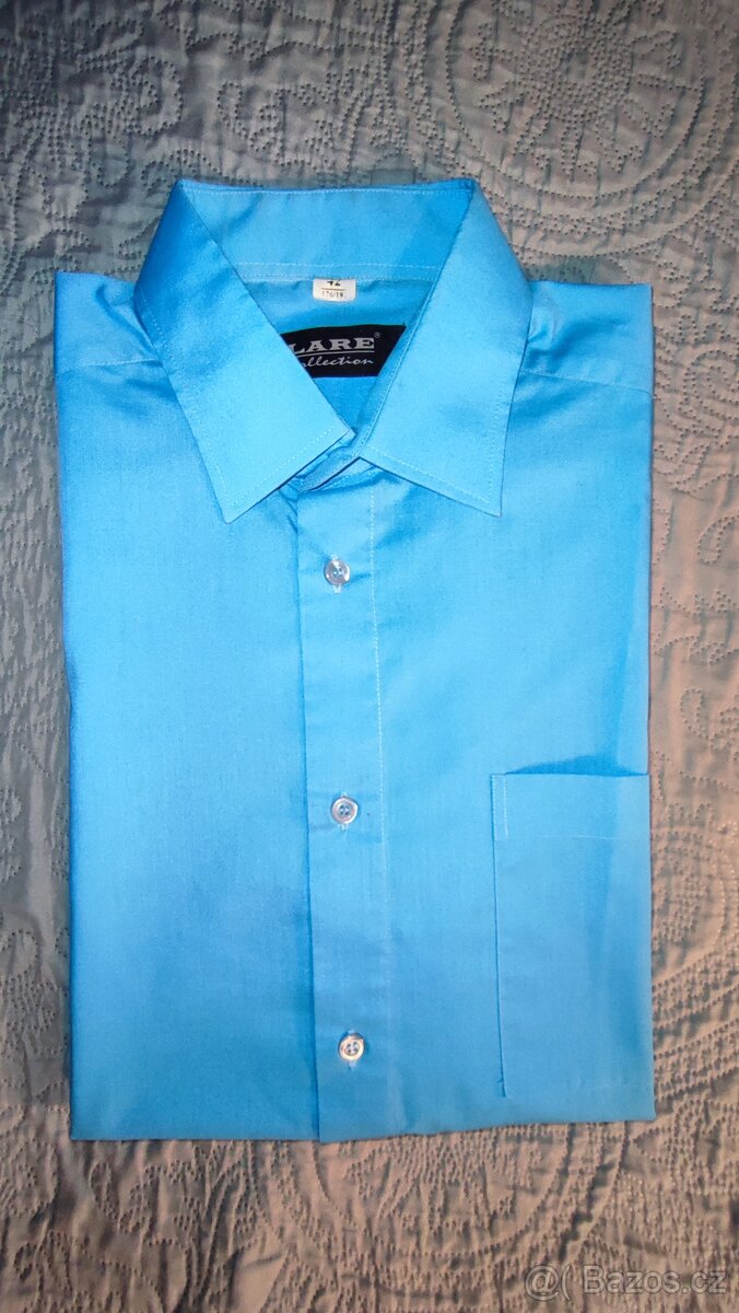Pánská košile LARE vel. 41, krátký rukáv