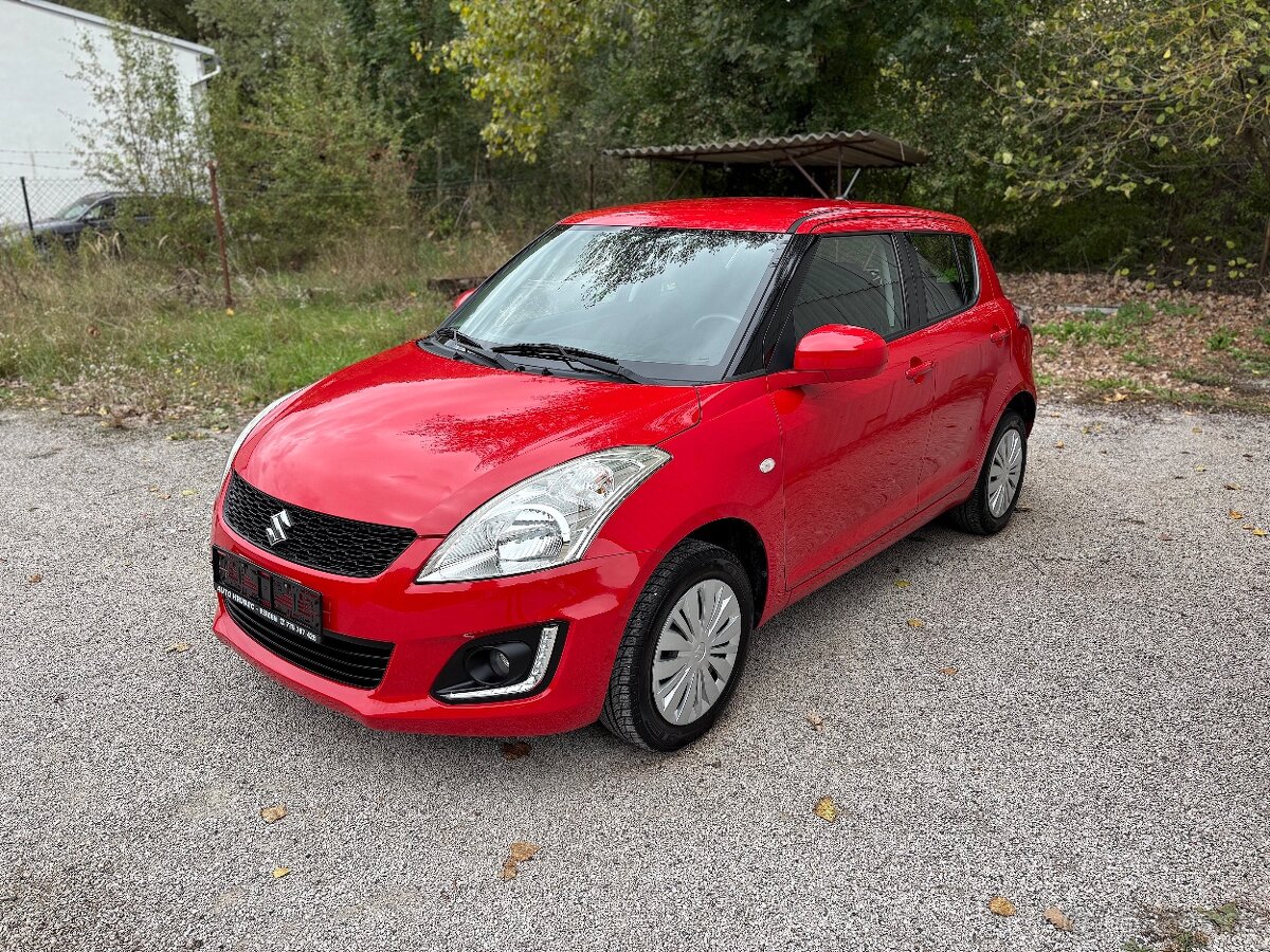 Suzuki Swift,  1.2 69 kW 4x4 64000 km PLNÝ SERVIS PĚKNÉ 