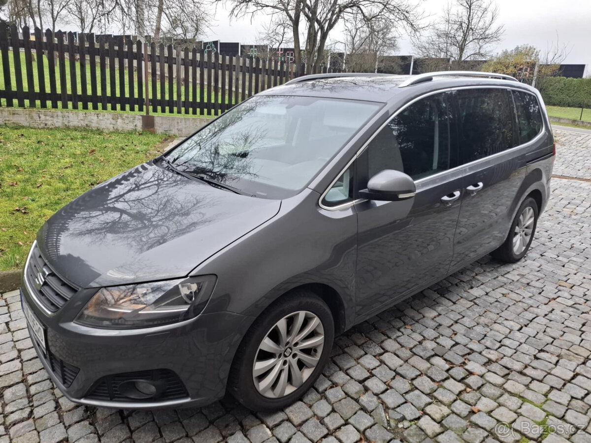 Seat Alhambra 2.0TDI, 7míst, DSG, Webasto, Alcantara