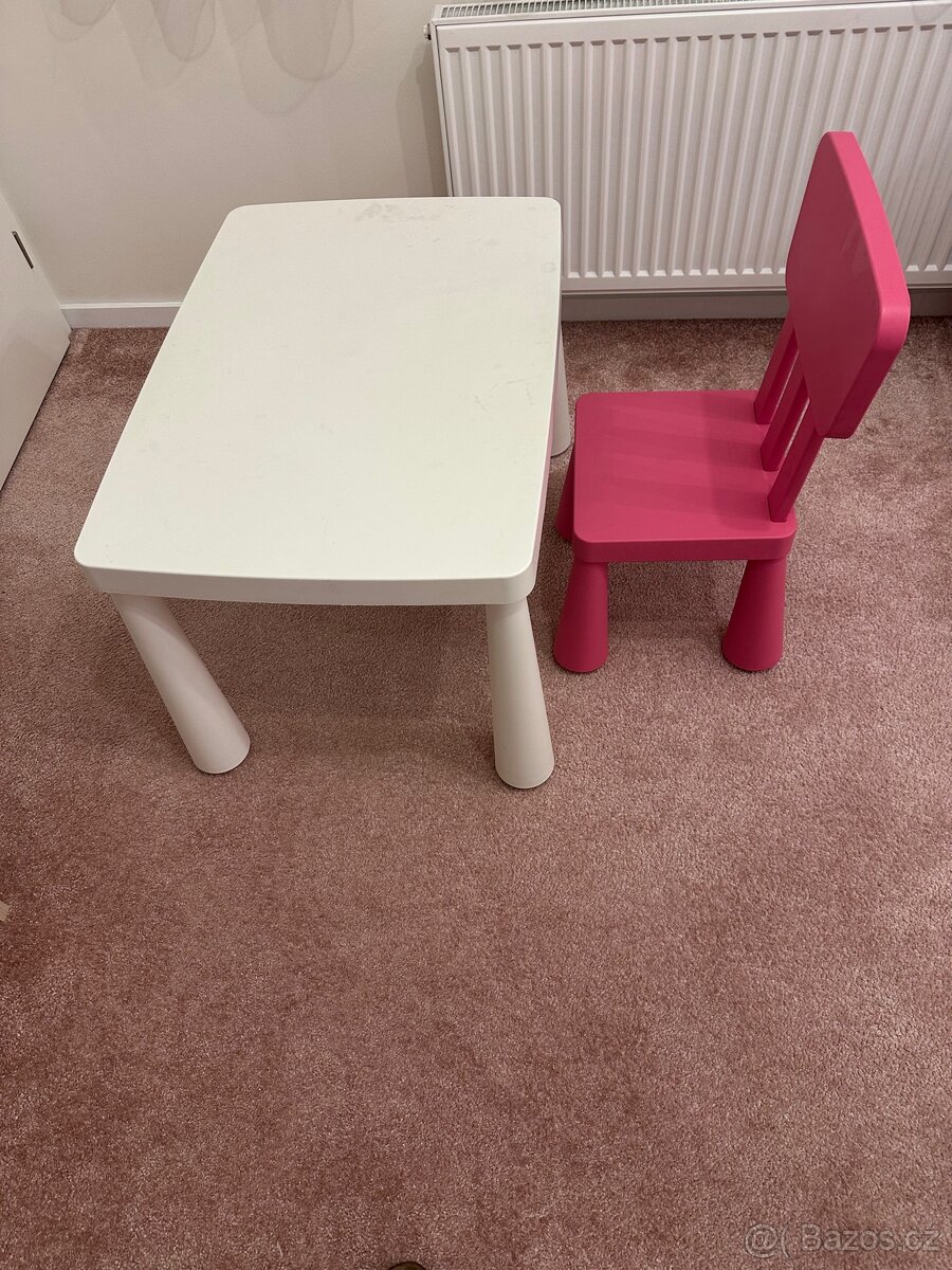 Detský stolek se židlí