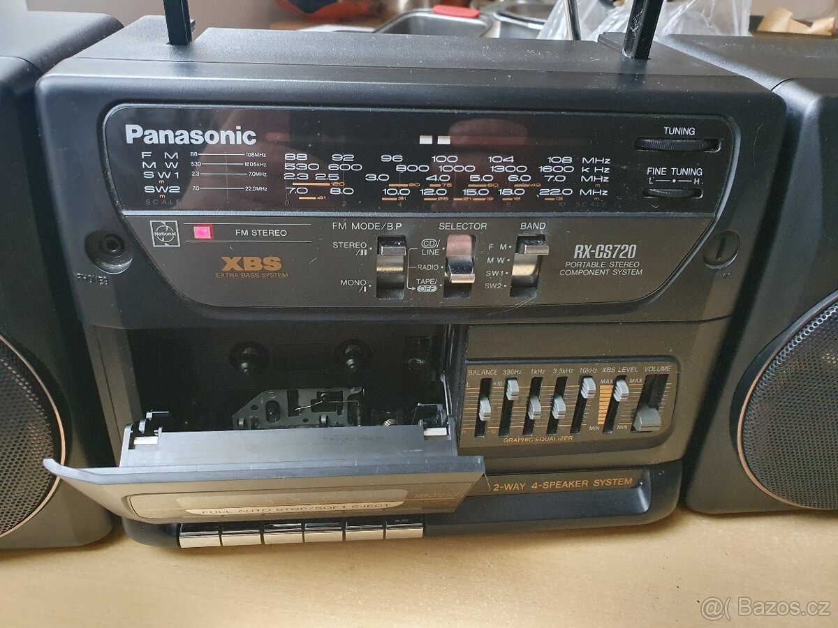 Panasonic RX-CT720 Boombox rádio kazeťák