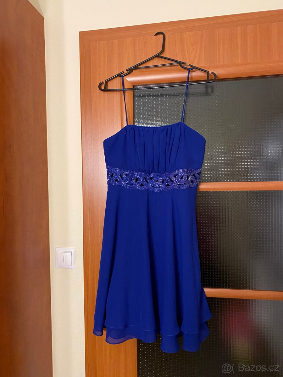 Dámské modré šaty Carlen