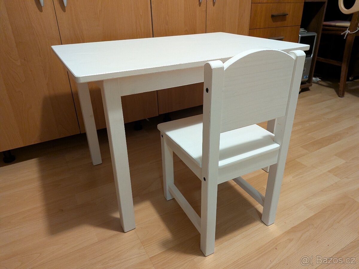 Dětský stůl se židlí IKEA Sundvik