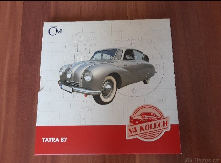 Stříbrná mince Tatra 87 - série Na kolech