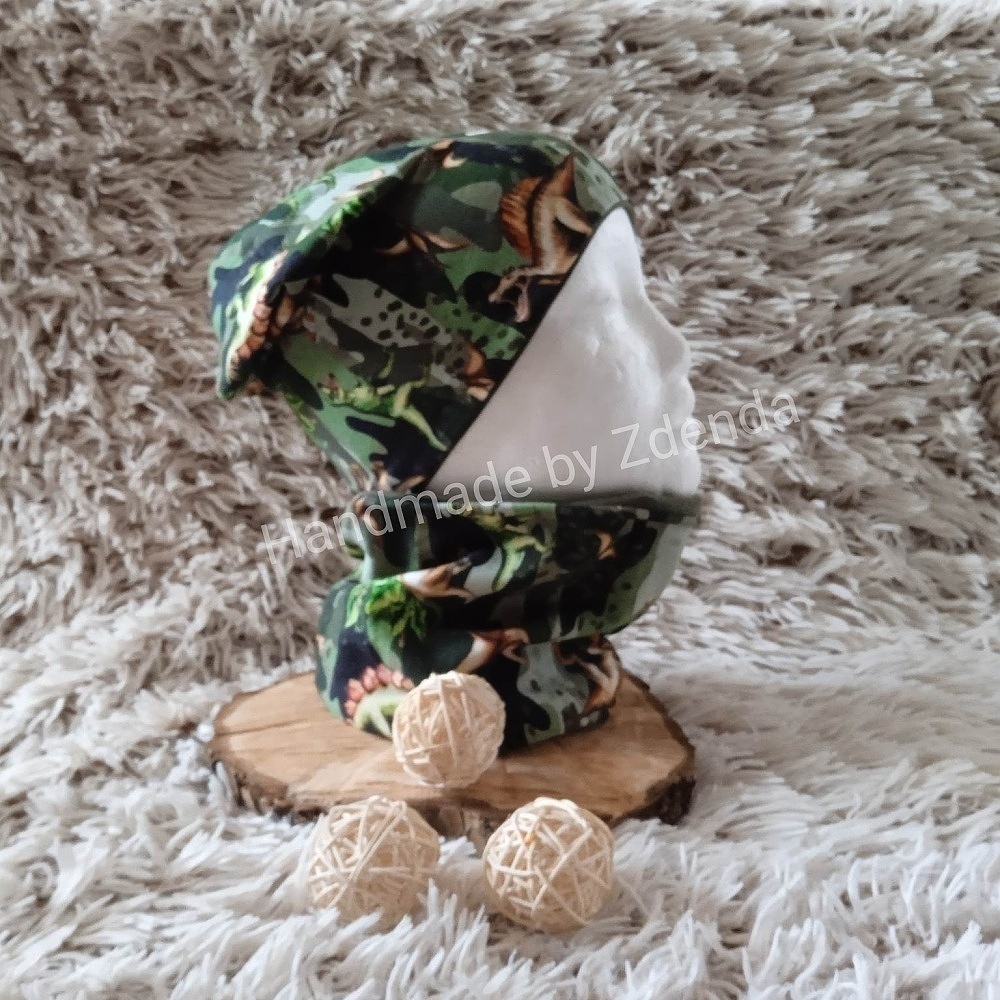 Homeless čepice+nákrčník DINOSAURUS