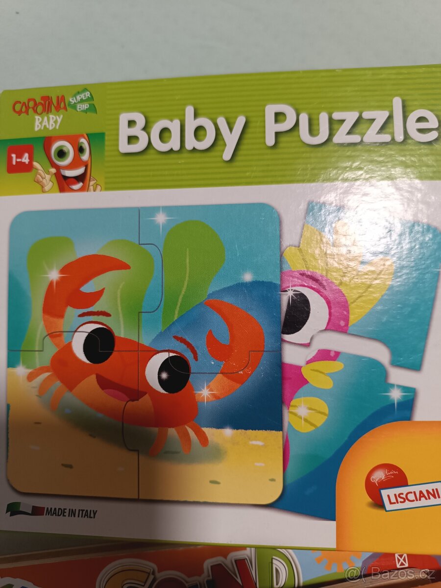Montessori Dětské puzzle mořští živočichové