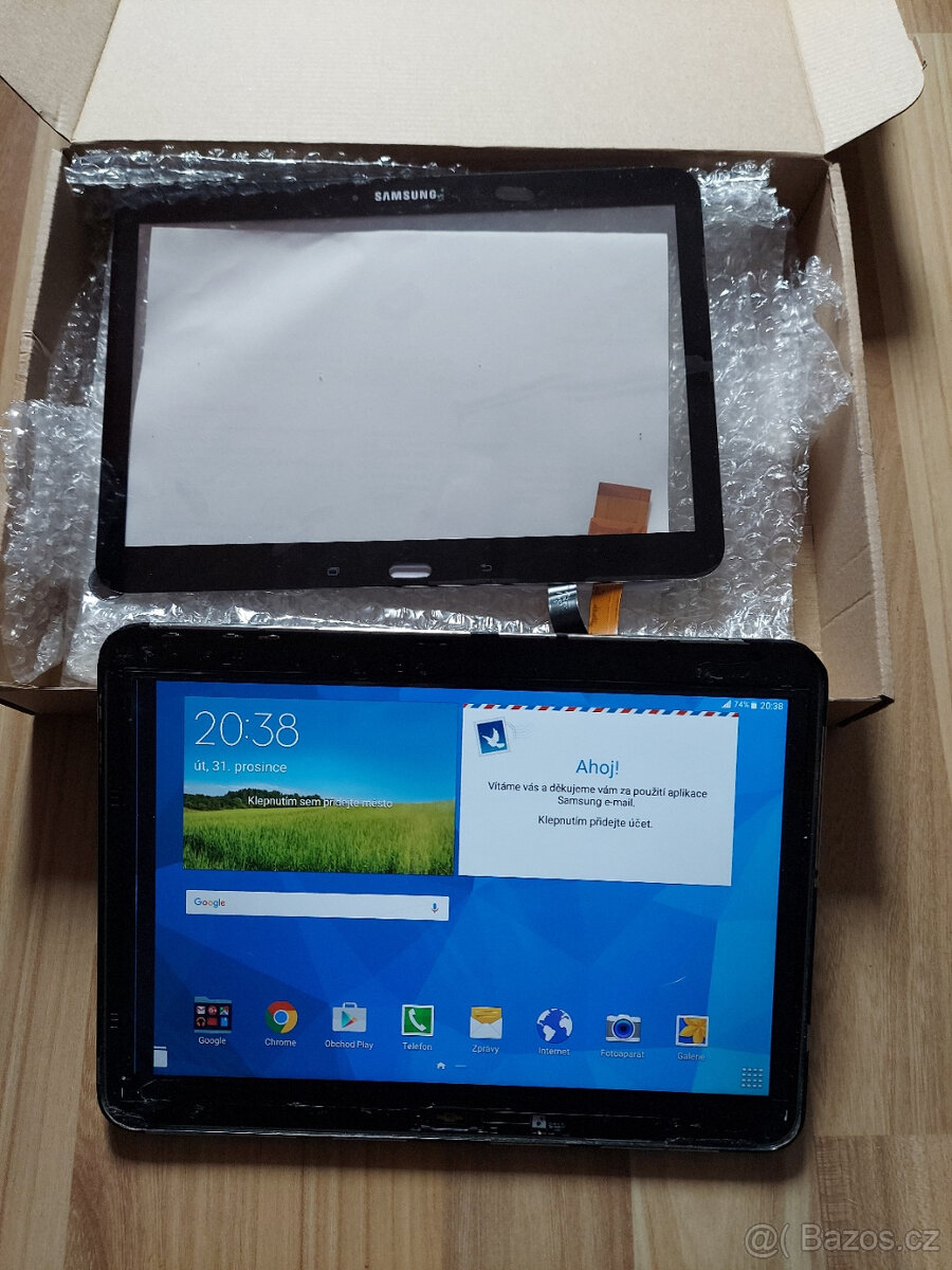 Nový dotyk pro Samsung Galaxy Tab4 (T535 T530 T531), černý