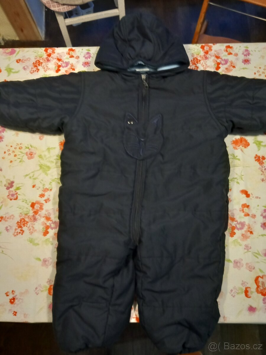Dětská kombinéza vel. 86/92 s kočičkou