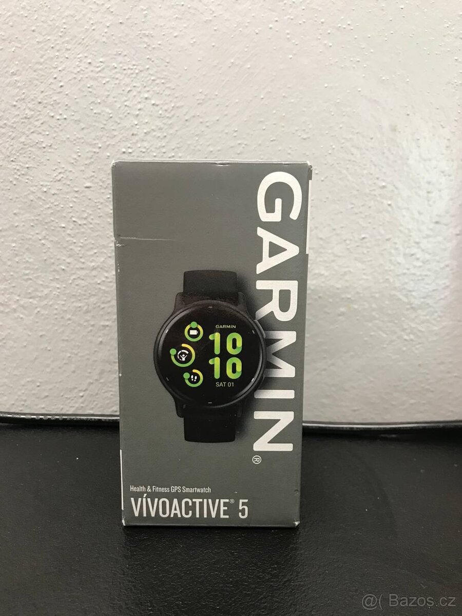 Nové Garmin Vivoactive 5 Black/amoled/11dni/ 24mes zaruka