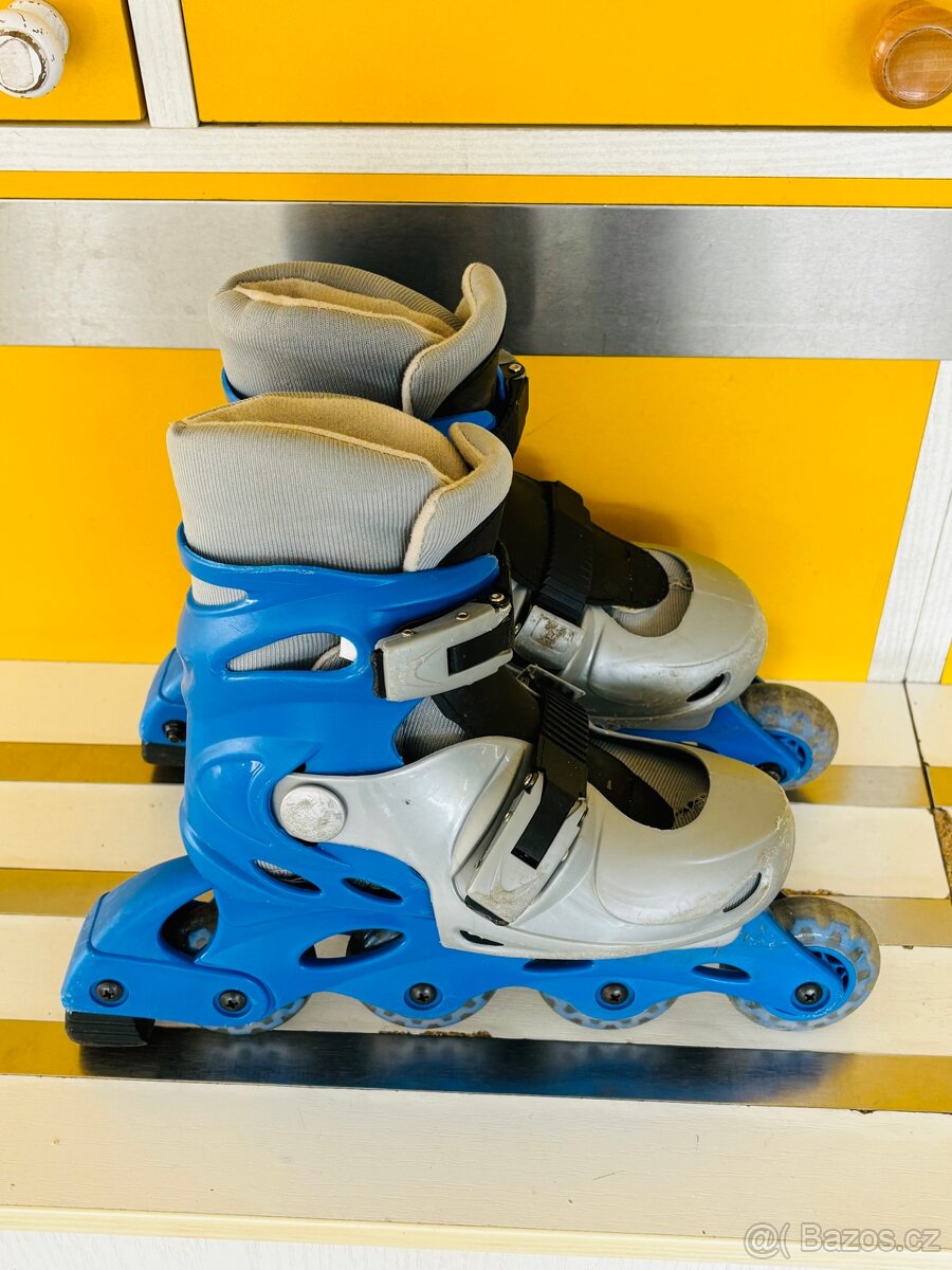 dětské nastavitelné inline brusle (35-38 EU)