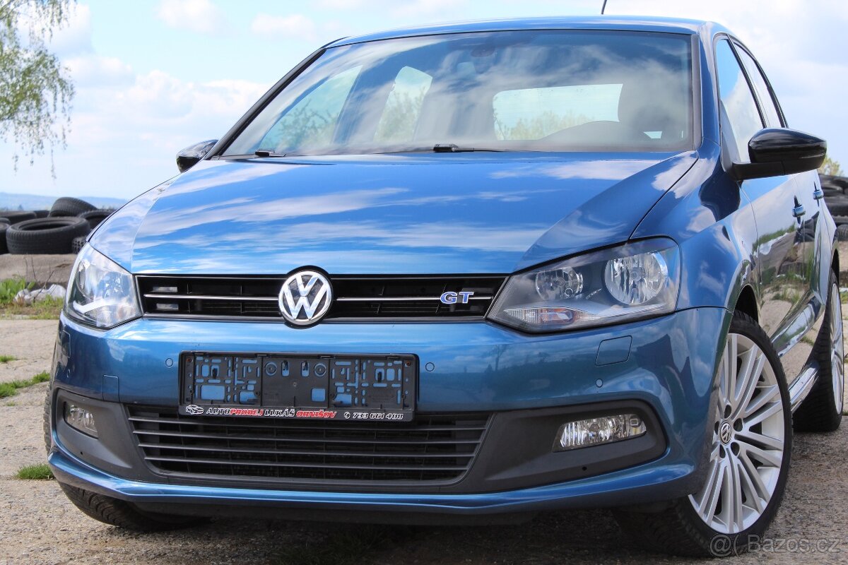 VW Polo GT 1.4 TSI 110Kw 95000km aut.klima výhřev sedaček