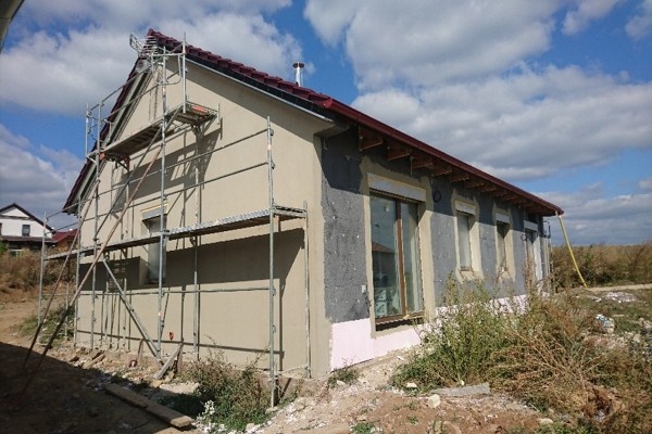 Ukrajinští Zedníci na zateplování