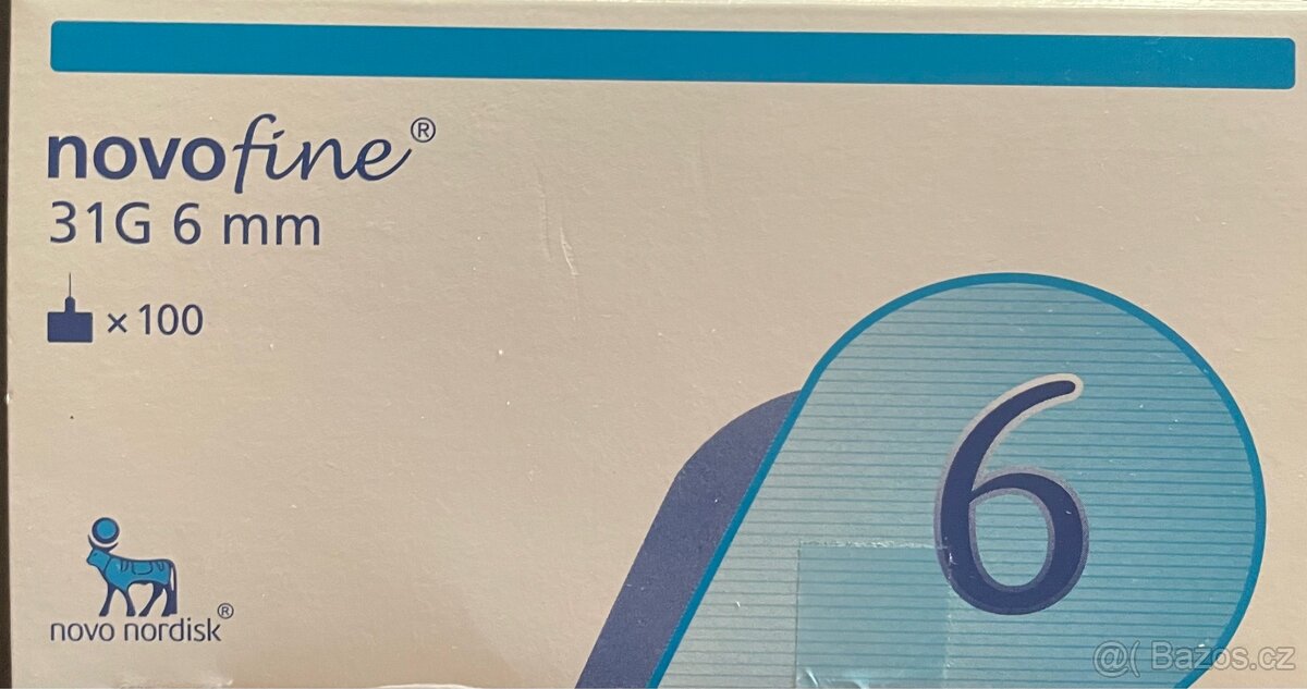 Prodám jehly novofine 31G 6mm