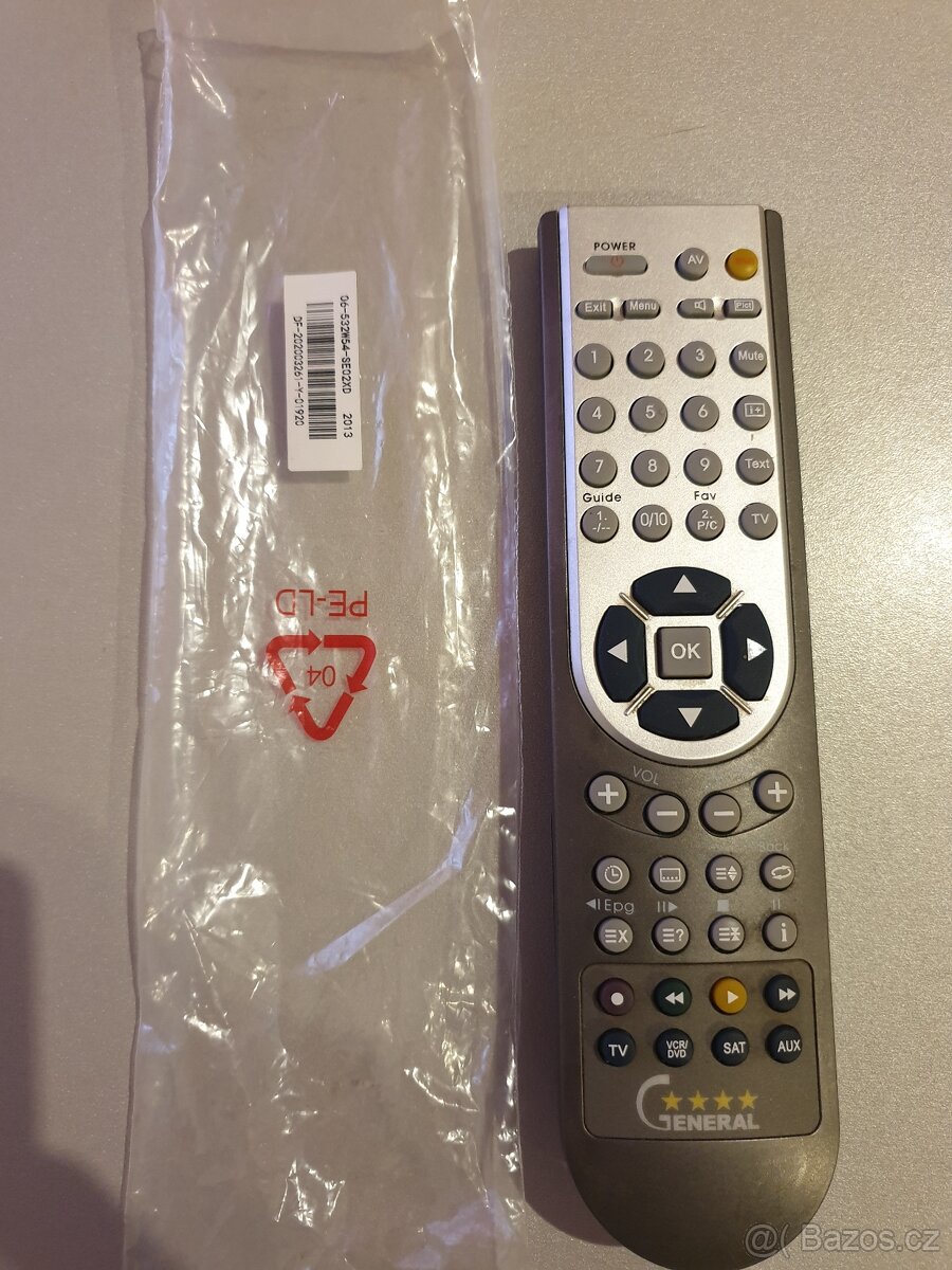 Dálkový ovladač Universal General Tv