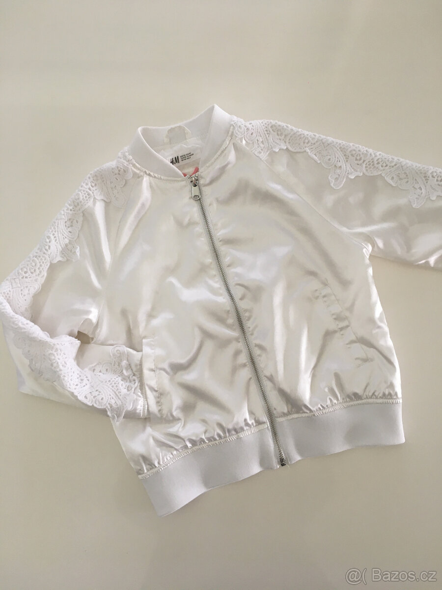 Dívčí letní bunda H&M, vel. 134 (8 - 9 let)