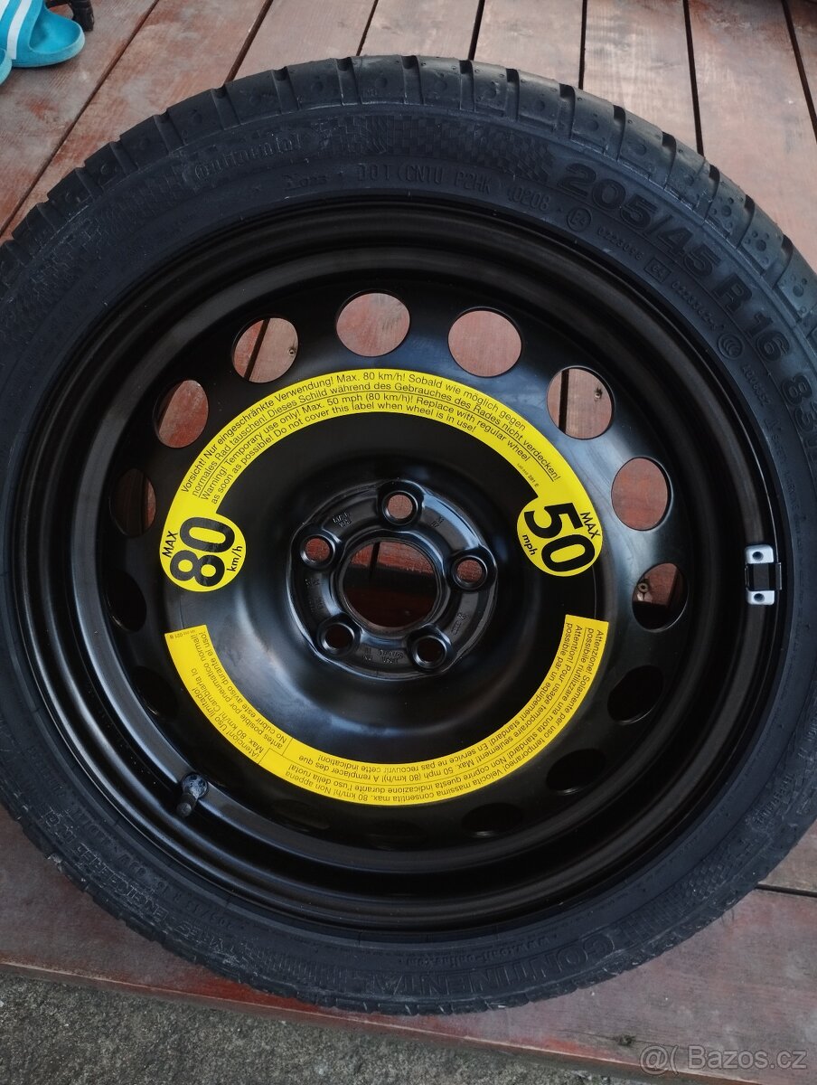 Rezerva 5×100/16 .205/45/16Nova