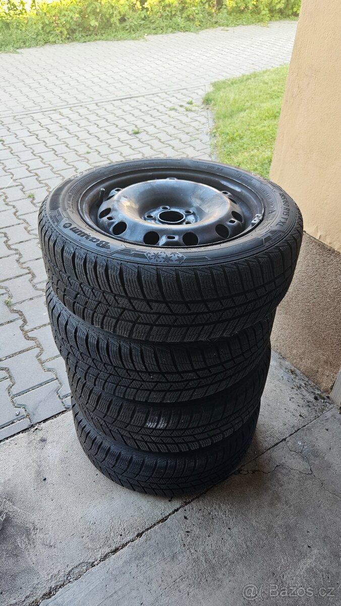 Plechové disky 5x 100,  Škoda Rapid 6Jx15 ET38