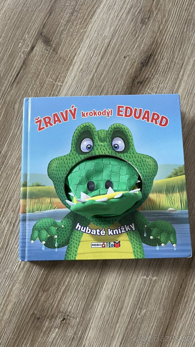 Kniha s maňáskem krokodýla