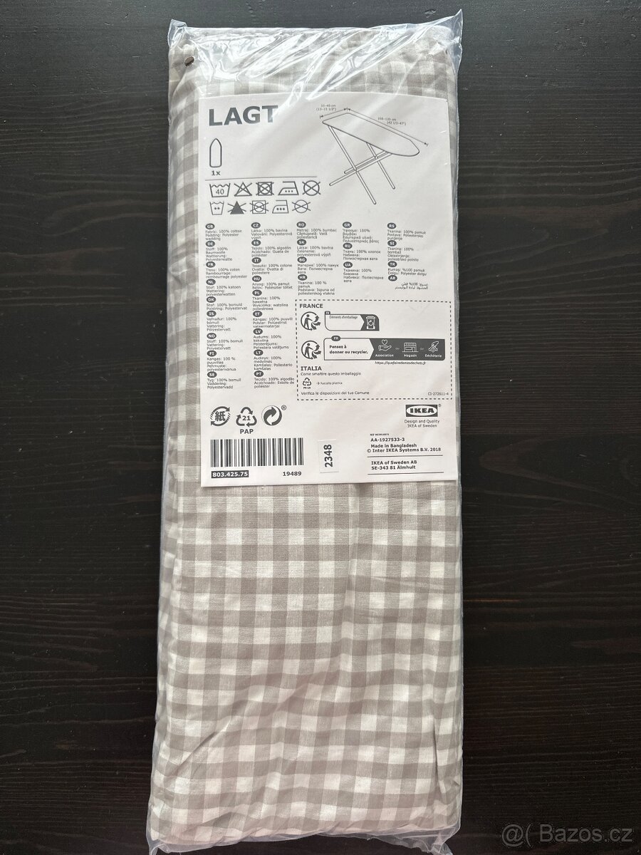 Potah na žehlící prkno Ikea nový