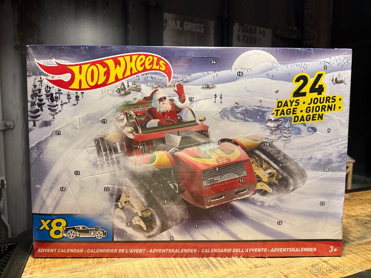 ADVENTNÍ KALENDÁŘ HOT WHEELS MATTEL N.O.V.Ý.