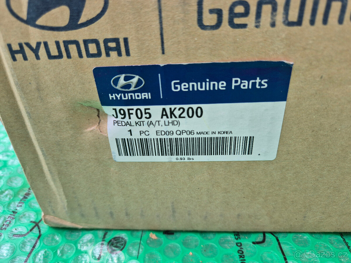 sada sportovních nerez pedálů Hyundai Kona s automatickou př