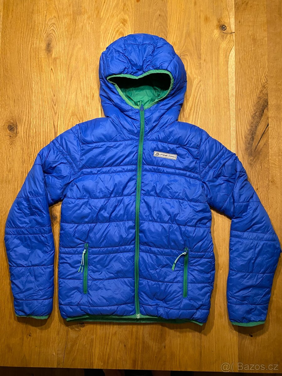 oboustranná zimní bunda Alpine pro 152/158