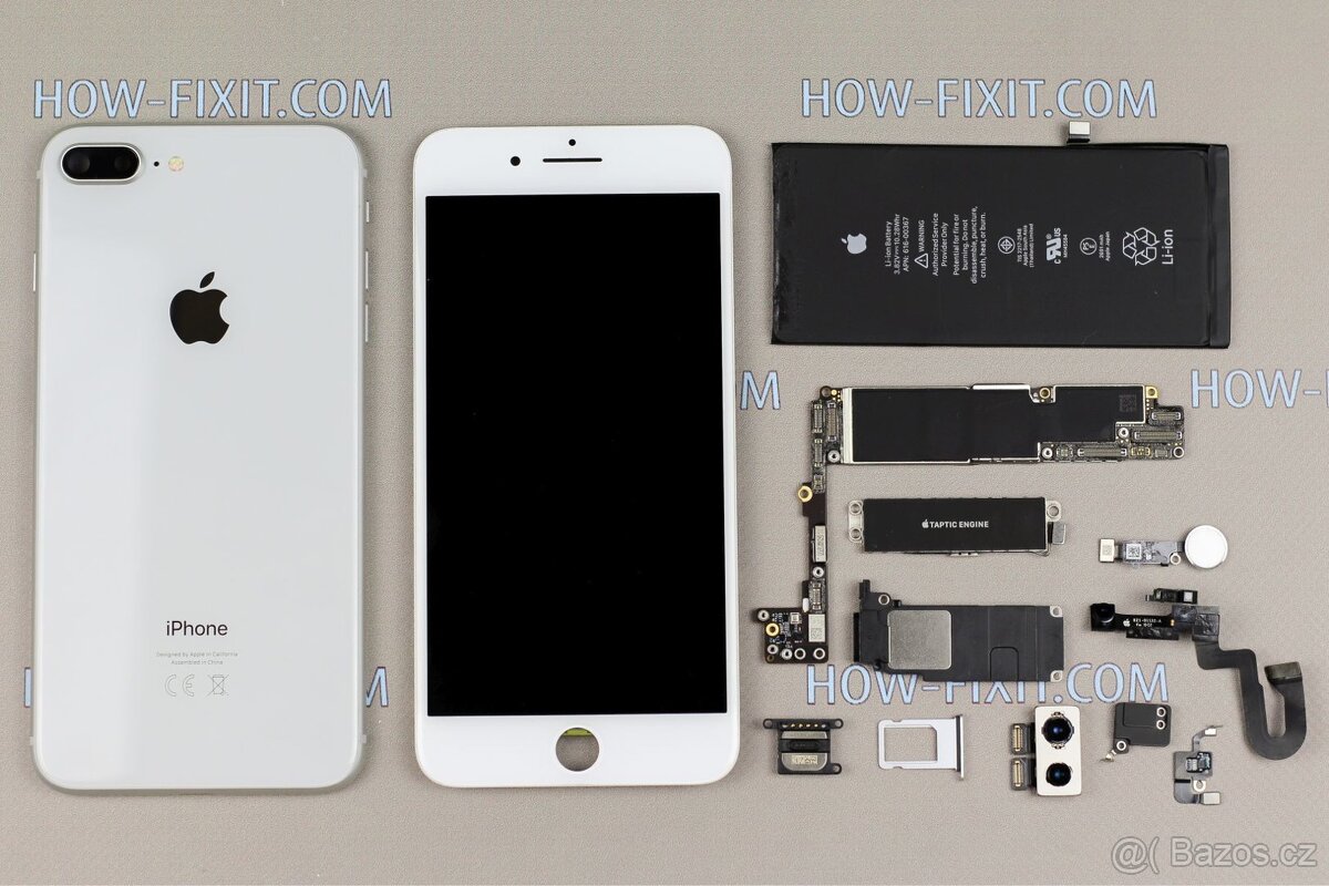 Iphone 8 pro dily kamera,konektor,reprak,nabiječi,nd