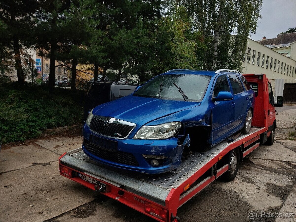 Dveře Octavia 2 kombi modrá race Blue rs