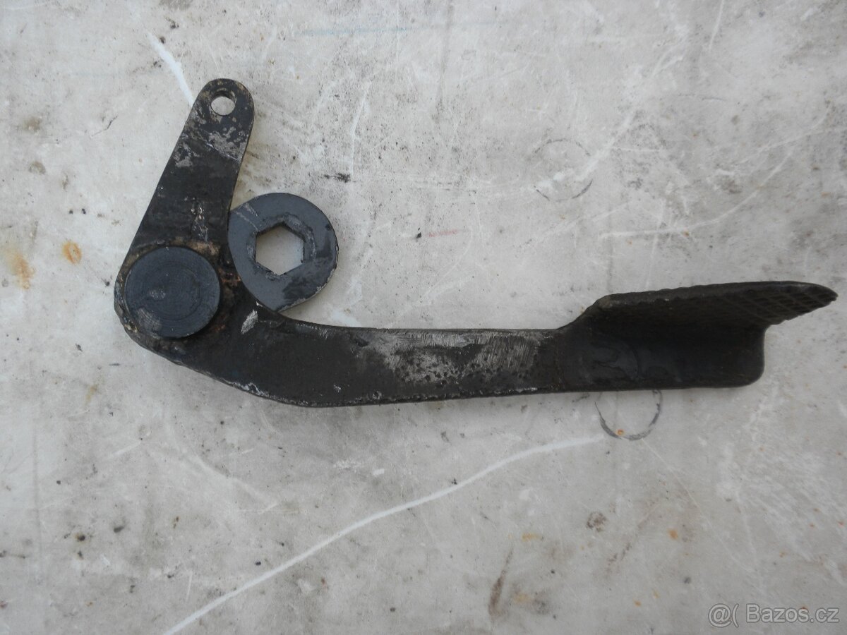 JAWA VILLIERS JAWA Special plechový pedál brzdy