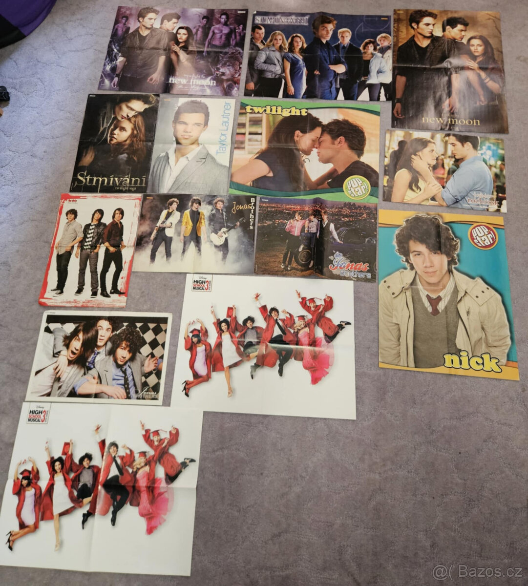 Německé bravo + mix plakátu(Smívání, Jonas brothers...)